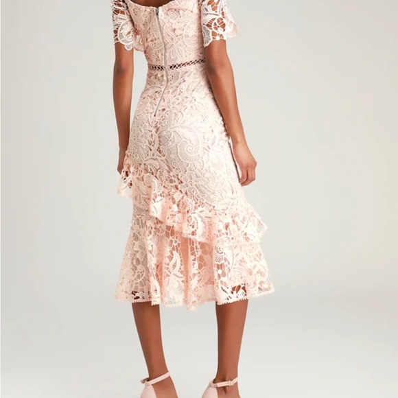 NWT🤍 Lulus Lace Dress - Picture 4 of 4